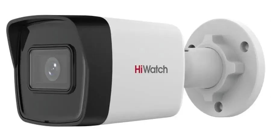 HiWatch IPC-B040(B) (2.8mm) 4Мп цилиндрическая IP-камера EXIR подсветка 30м, микрофон, POE