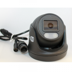 HI-99AIP4H-B (2.8). IP камера 4 Мп, купольная, Микрофон, FullColor+ИК, POE.Металл