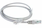 Коммутационный шнур U/UTP 4 пары, Кат.5е (Класс D), RJ-45 (0,5м) серый (Патч-корд). Чистая медь. NetLan