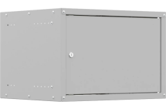 19" настенный шкаф АНТИВАНДАЛЬНЫЙ распашной 6U 600×300×380мм, RAL 7035