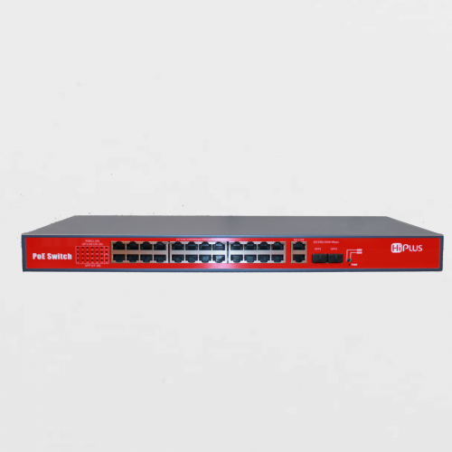 Коммутатор POE HI-2402G, Switch POE 24 Порта 1 Гб/сек. 2RG45+2Sfp 1000 MB