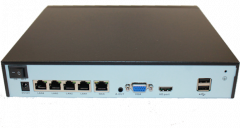VN-3104P, IP видеорегистратор 4 канала POE, 8Мп, XMeye